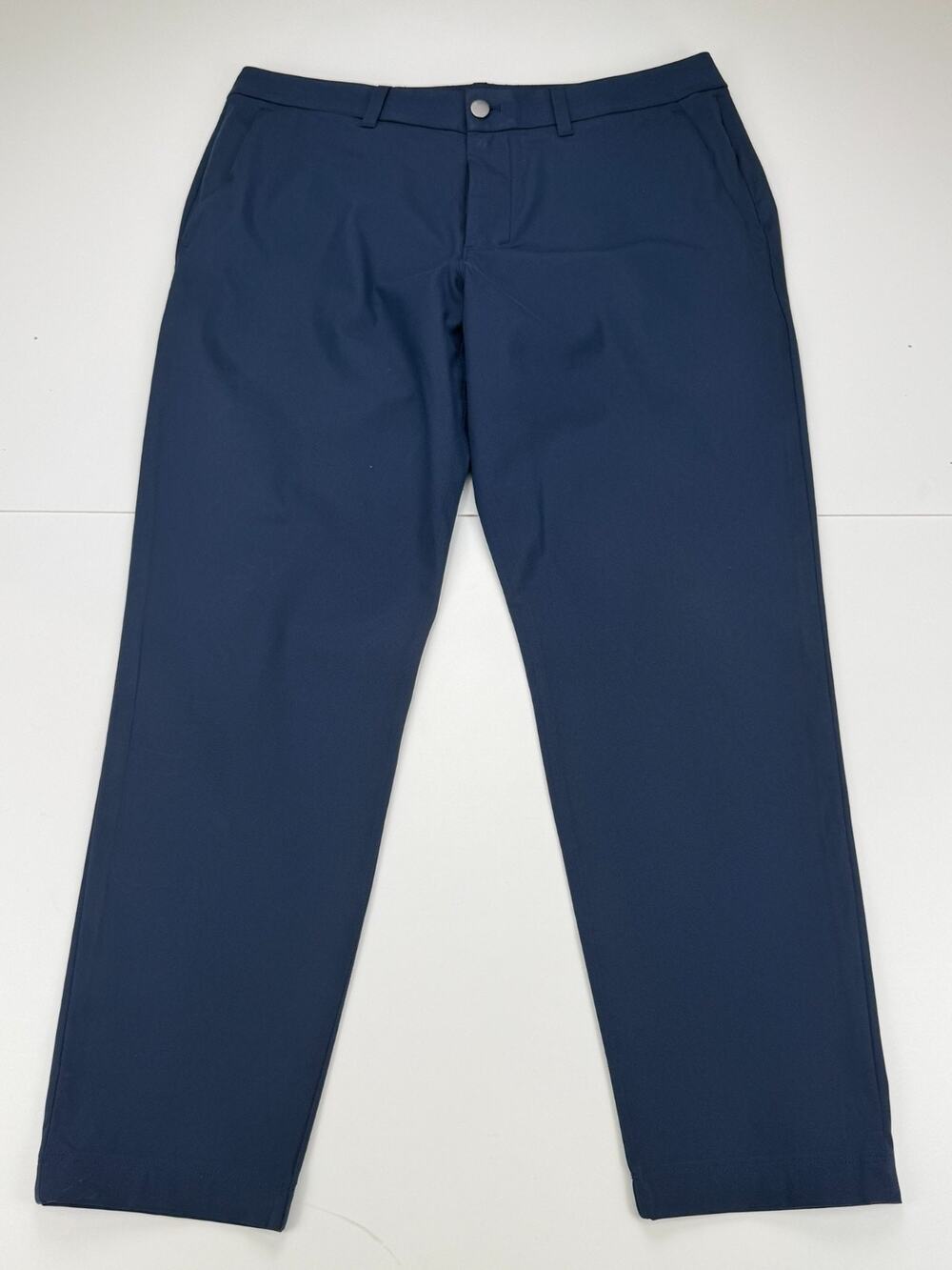 Lululemon ABC Slim Fit Trouser Mens 33 Navy Blue 30" Warpstreme LM5AQYS